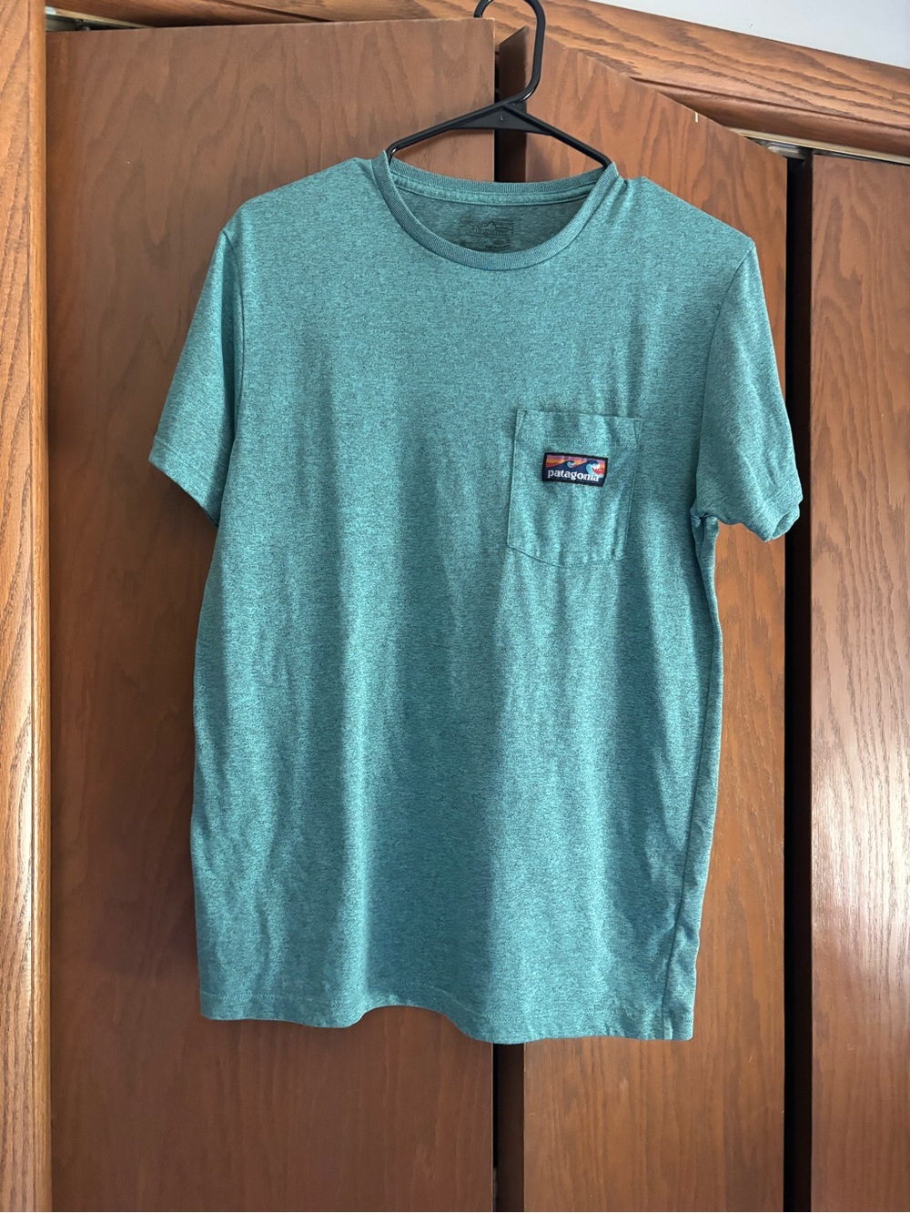 Patagonia Men's Green Short-Sleeve Pocket Tee